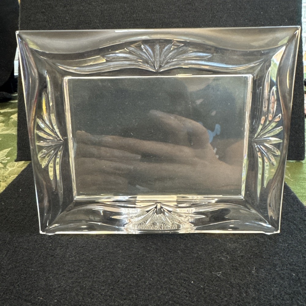 Marquis by Waterford Roselle Crystal Picture Frame 5 x 3.5" ~ Made In Germany